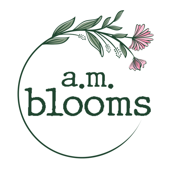 a.m. blooms logo